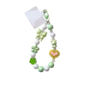 Cute beaded Mobile charm /bag charm /key chain for girls 