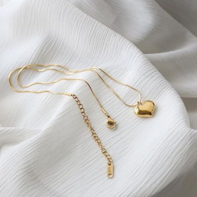 Anti tarnish premium quality Heart Chain pendant