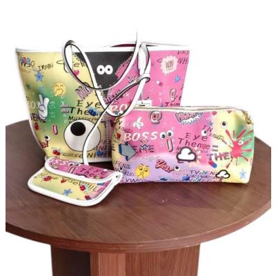 Eye theme premium quality combo bag (set of three)