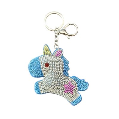 Rhincestone unicorn keychain premium qualiy